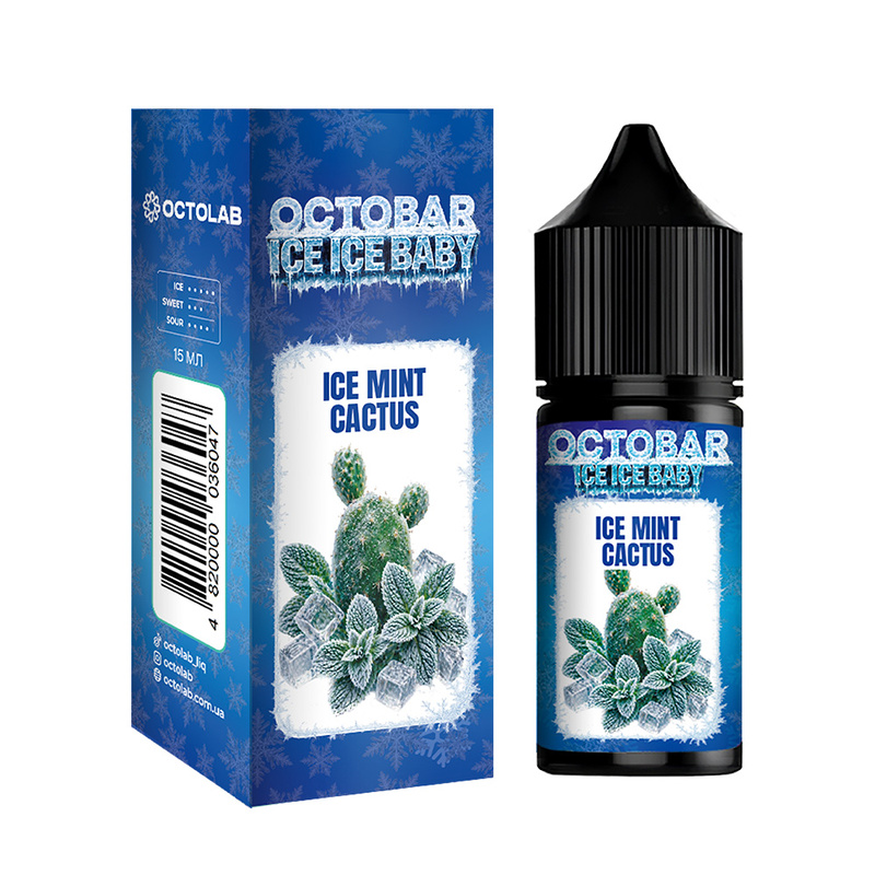 Набор Octobar Ice Ice Baby Ice Mint Cactus, 30 мл