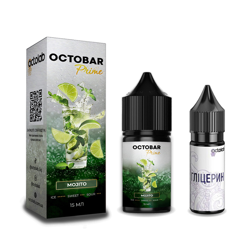 Набор Octobar Prime Mojito, 30 мл
