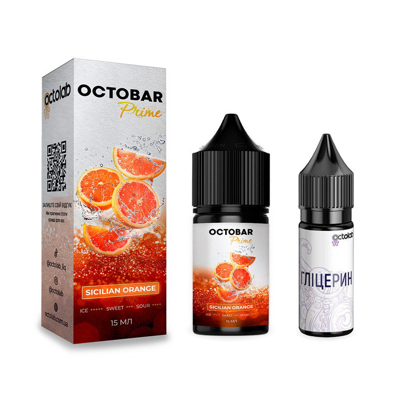 Набор Octobar Prime Sicilian Orange, 15 мл