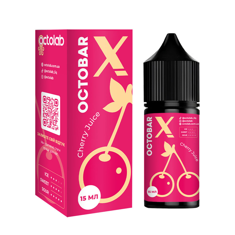 Набор Octobar X Cherry Juice, 30 мл