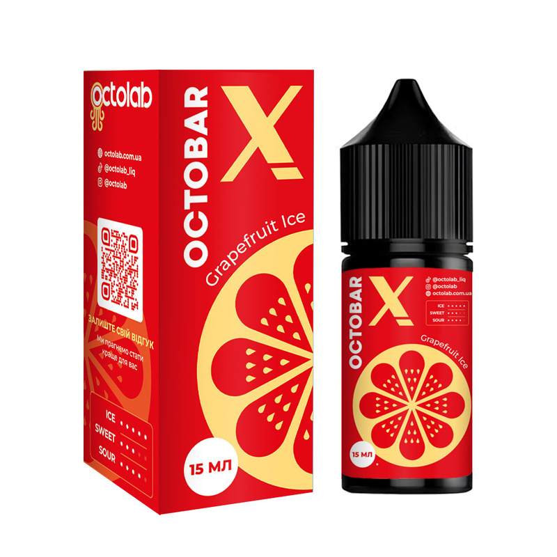 Набор Octobar X Grapefruit Ice, 30 мл