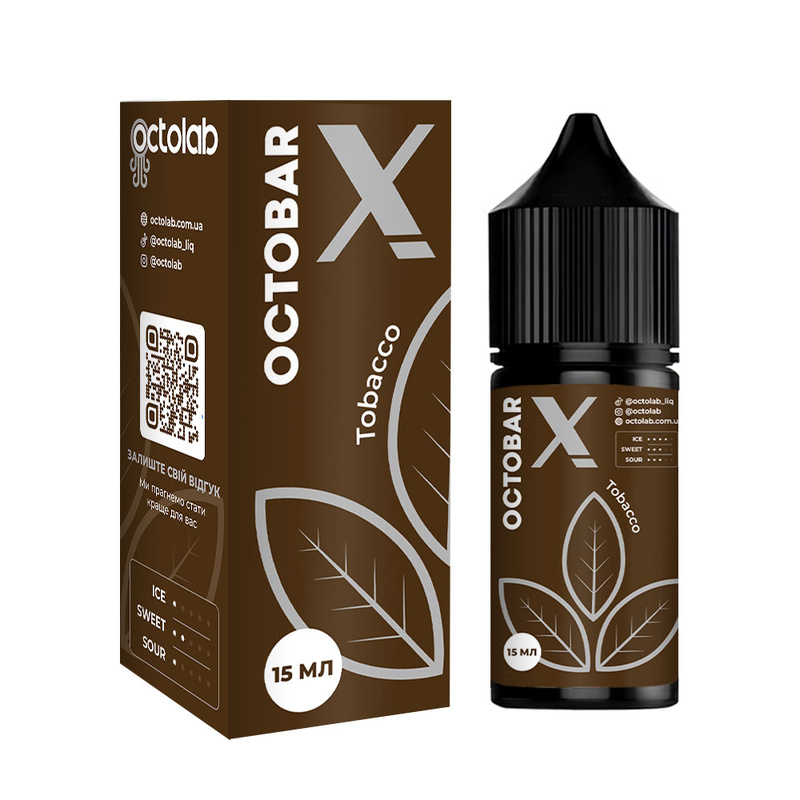 Набор Octobar X Tobacco, 30 мл