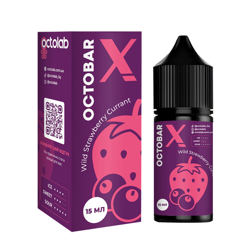 Набор Octobar X Wild Strawberry Currant, 30 мл