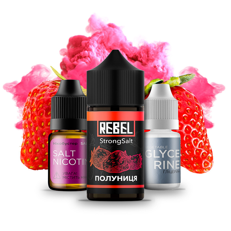Набор Rebel Полуниця, 30 мл