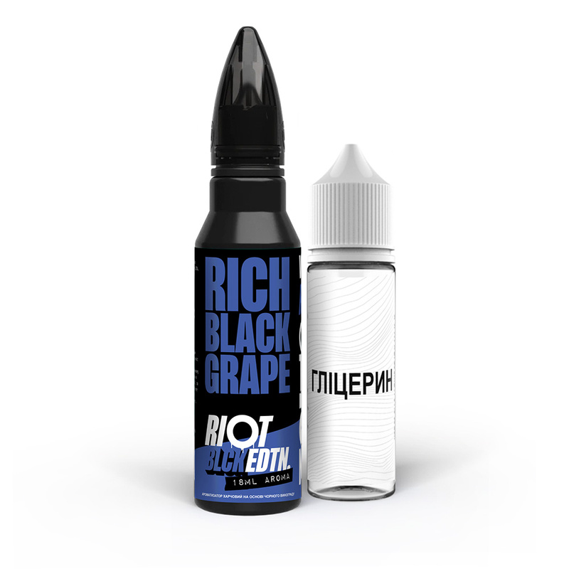 Набор Riot BLCK EDTN Rich Black Grape, 60 мл