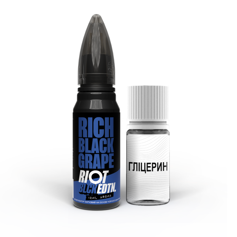 Набір Riot Squad BLCK EDTN Rich Black Grape, 30 мл