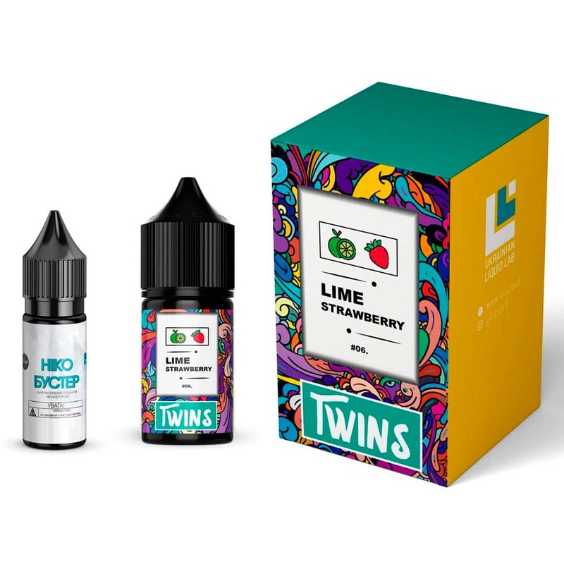 Набор TWINS Lime Strawberry, 30 мл