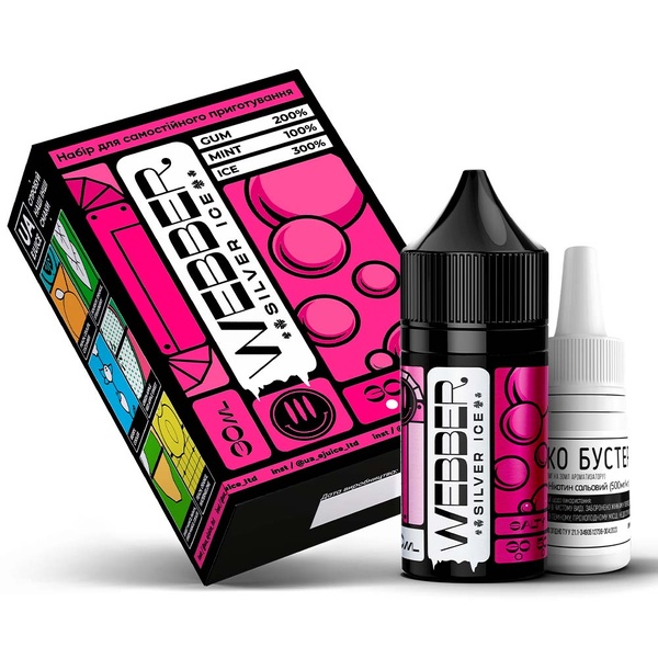 Набор Webber Mint Bubble Gum, 30 мл