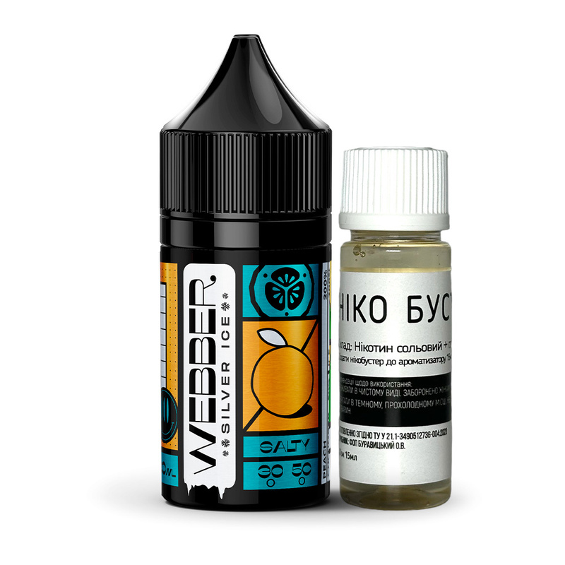 Набор Webber Silver Ice Cucumber Peach , 30 мл