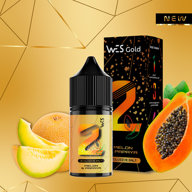 Набор WES Gold Melon Papaya, 30 мл