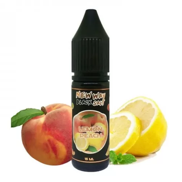 Рідина New Way Salt Black Lemon Peach, 15 мл