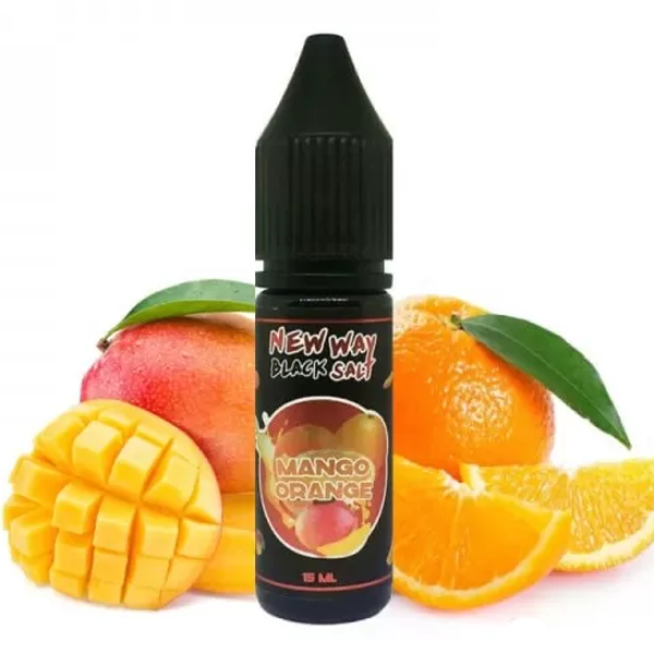 Жидкость New Way Salt Black Mango Orange, 15 мл