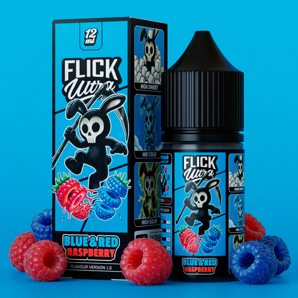 Набор Flick Ultra Blu Red Raspberry, 30 мл