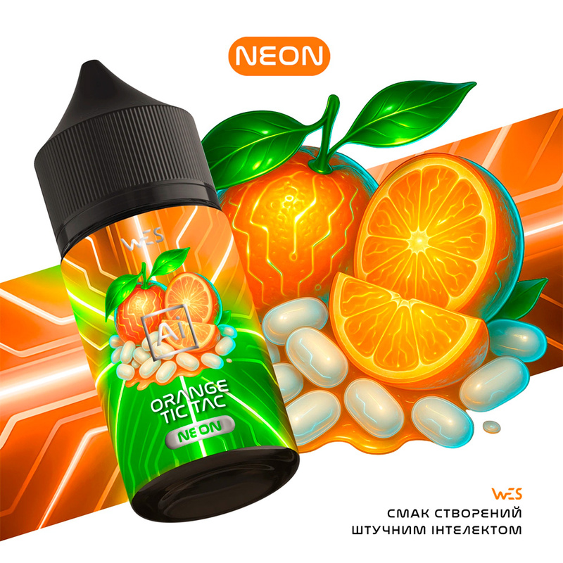 Набір WES AI Neon Orange Tic Tac, 30 мл