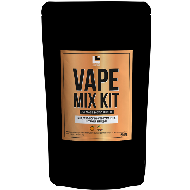 Набор Vape Mix Kit Orange Grapefruit, 60 мл Органический