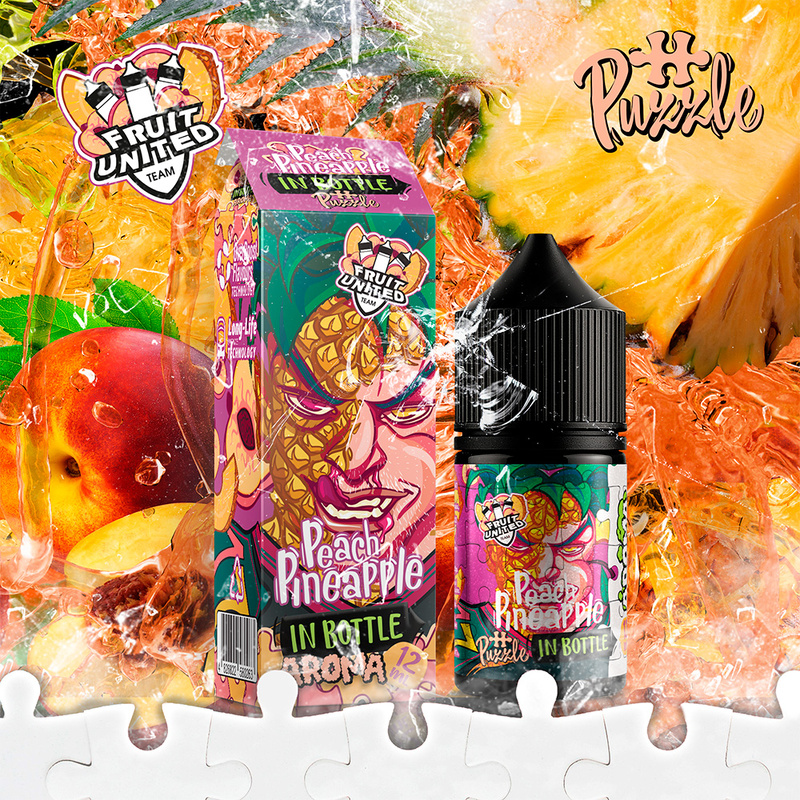 Набор In Bottle Salt Pineapple Peach, 30 мл