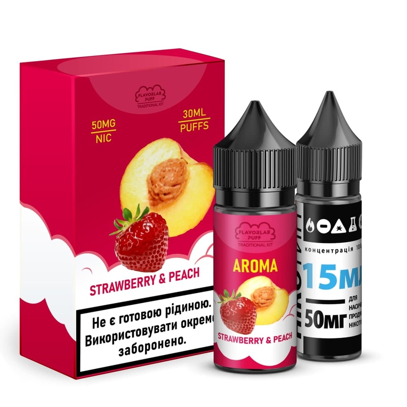 Набор Traditional Kit Strawberry Peach, 30 мл Солевой
