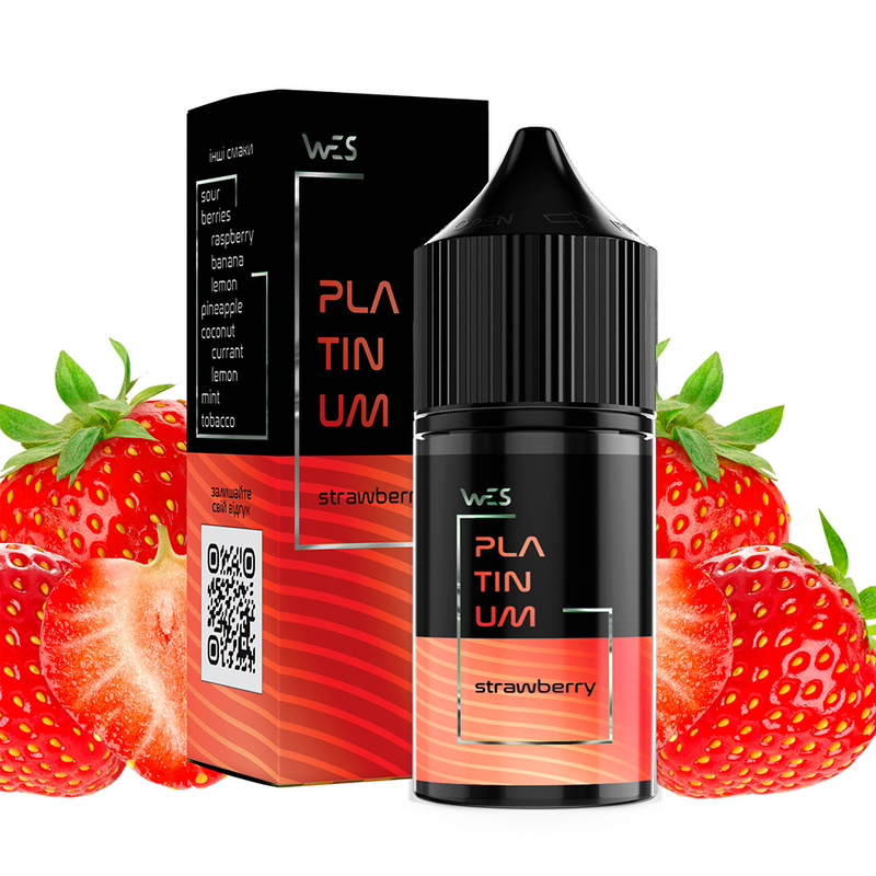 Набор WES Platinum Strawberry, 30 мл