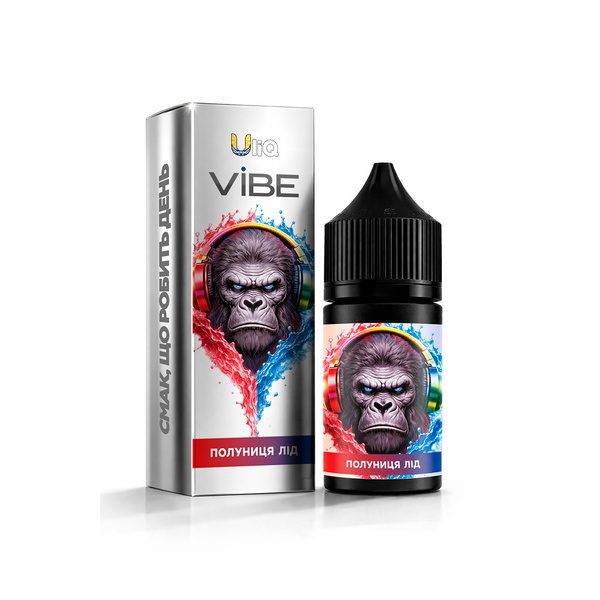 Набор Uliq VIBE Полуниця Лід, 30 мл