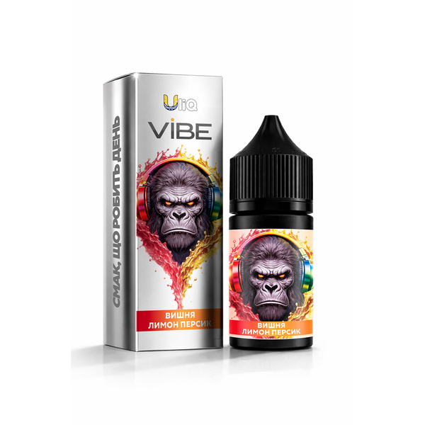 Набор Uliq VIBE Вишня Лимон Персик, 30 мл