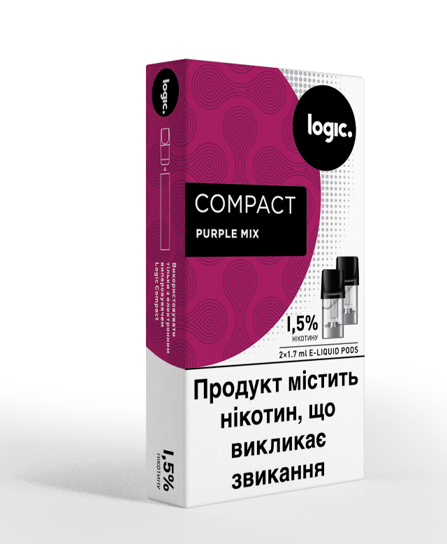 Сменный картридж для Logic Compact - PurpleMix 2 шт (Original)