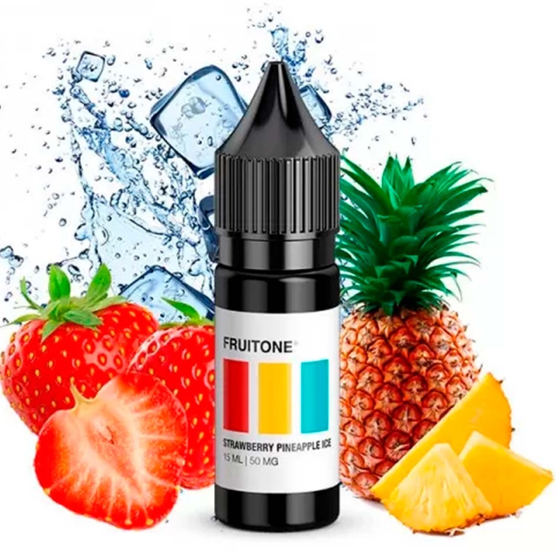 Жидкость Fruitone Strawberry Pineapple Ice, 15 мл