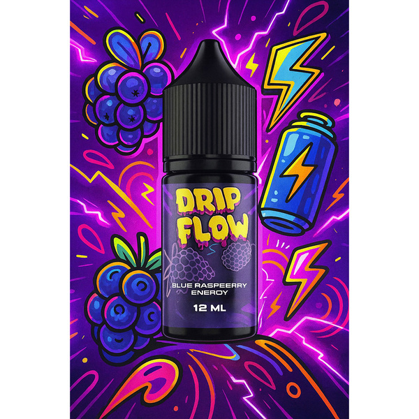 Набор Drip Flow Blueraspberry Energy, 30 мл