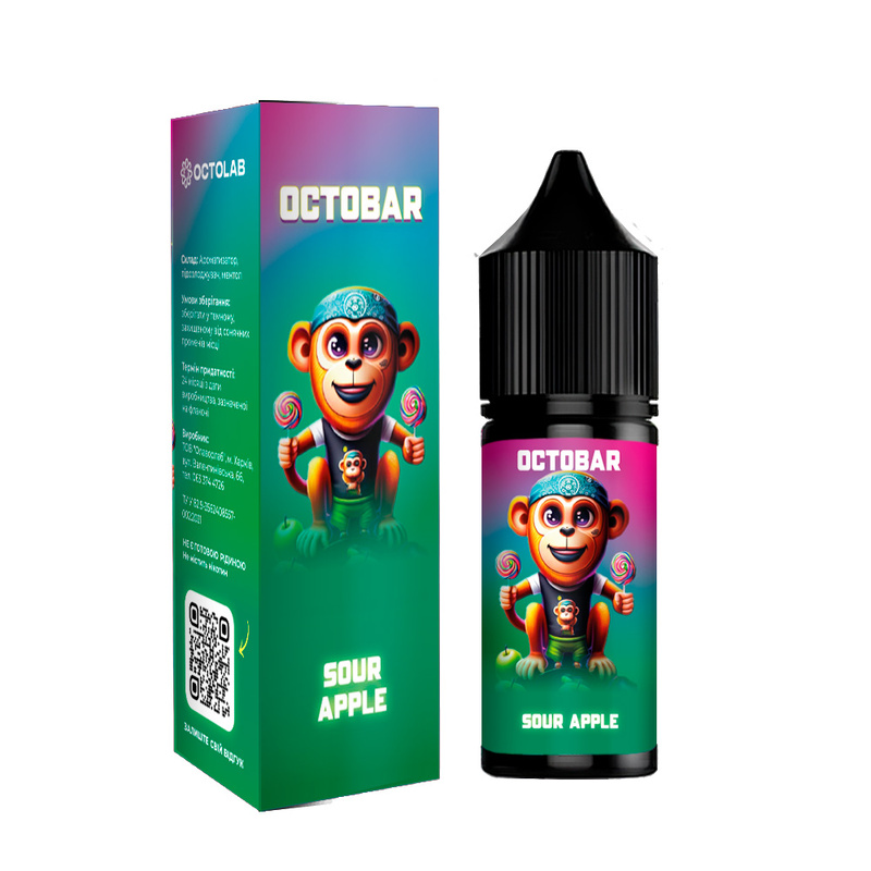 Набор Octobar NFT Sour Apple, 15 мл