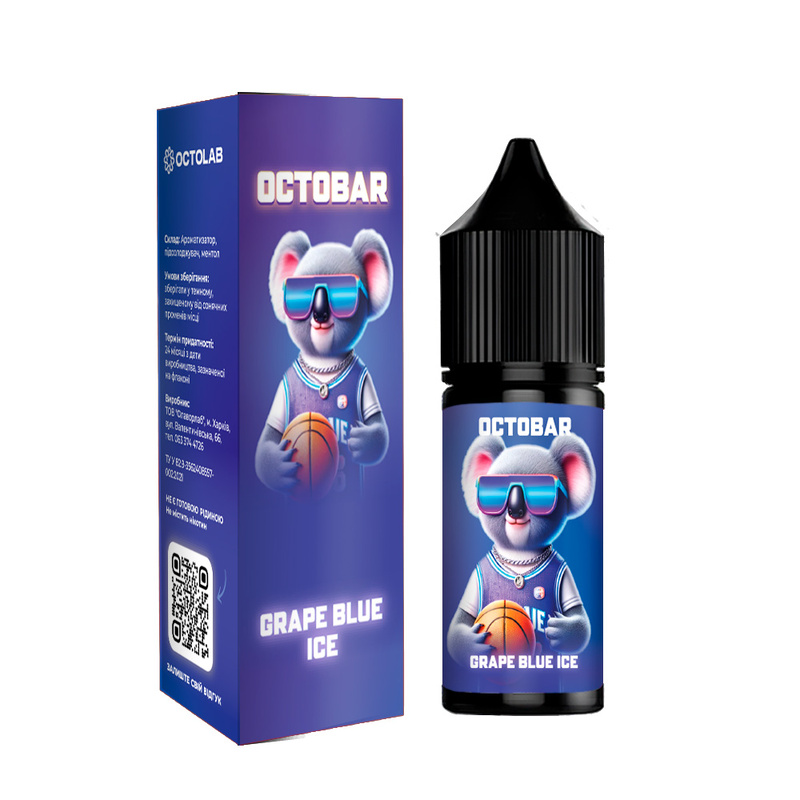 Набор Octobar NFT Grape Blue Ice, 15 мл
