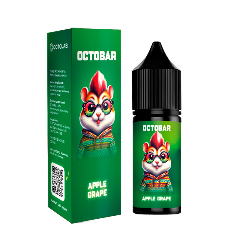 Набор Octobar NFT Apple Grape, 15 мл