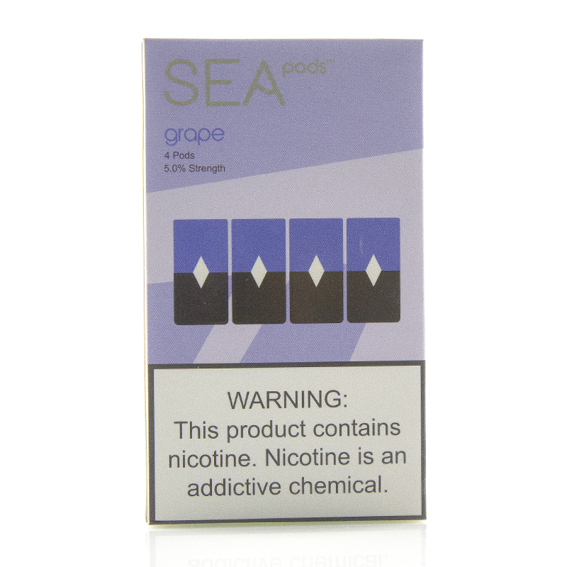 Сменный картридж для Juul Sea Pods - Grape 4 шт (Original)