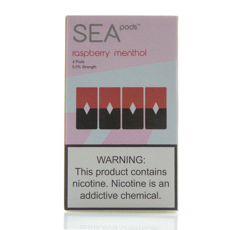 Сменный картридж для Juul Sea Pods - Raspberry Menthol 4 шт (Original)