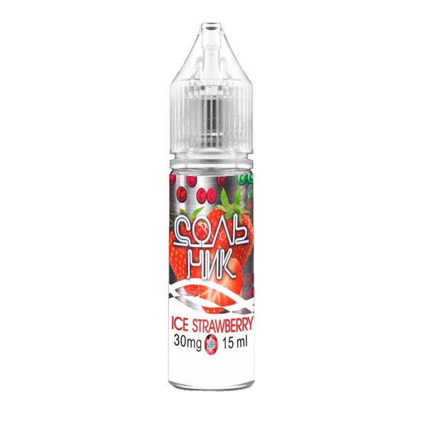 Жидкость Сольник Ice Strawberry, 15 мл