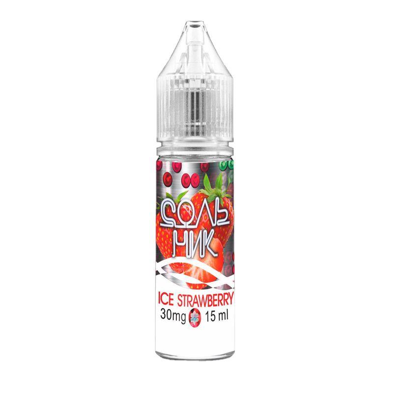 Жидкость Сольник Ice Strawberry, 15 мл