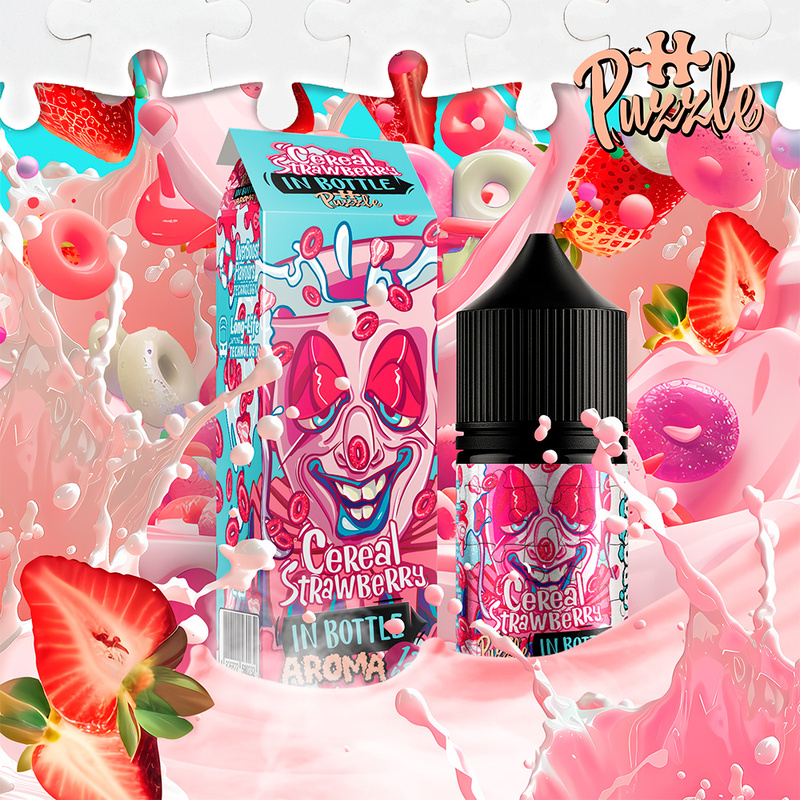 Набор In Bottle Salt Strawberry Cereal , 30 мл