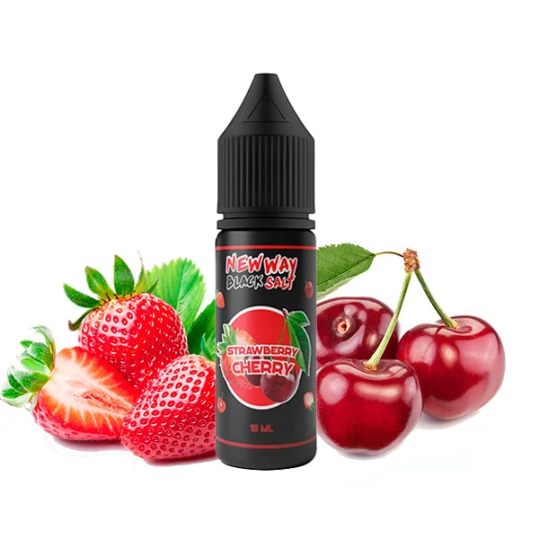Рідина New Way Salt Black Cherry Strawberry, 15 мл