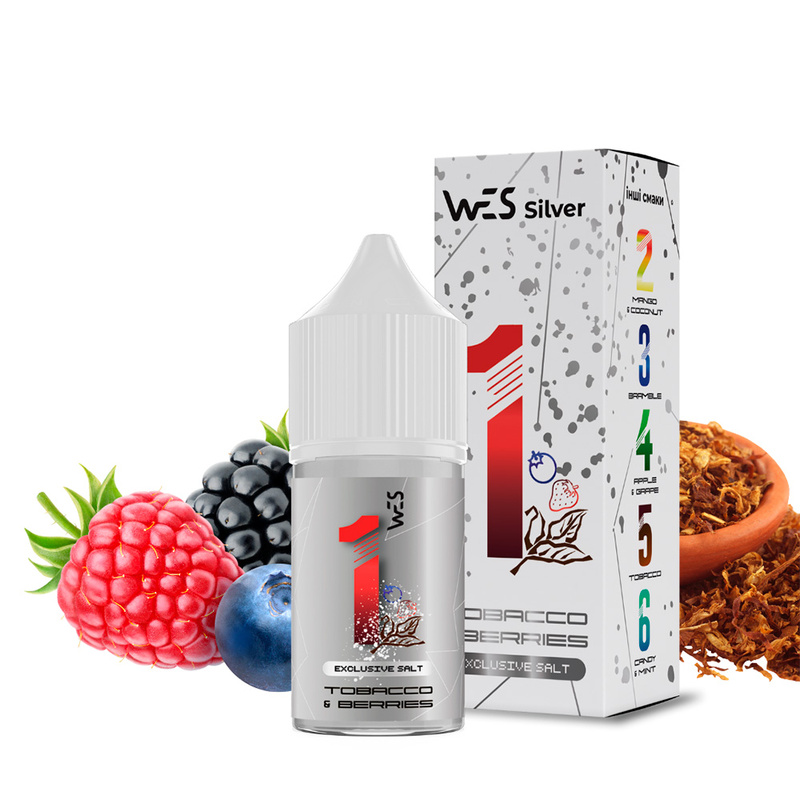 Набор WES Silver Tobacco Berries, 30 мл
