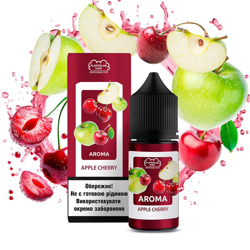 Набор Flavorlab Disposable Puff Apple Cherry, 30 мл