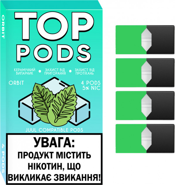 Сменный картридж для Juul TOP PODS - Orbit 4 шт (Original)