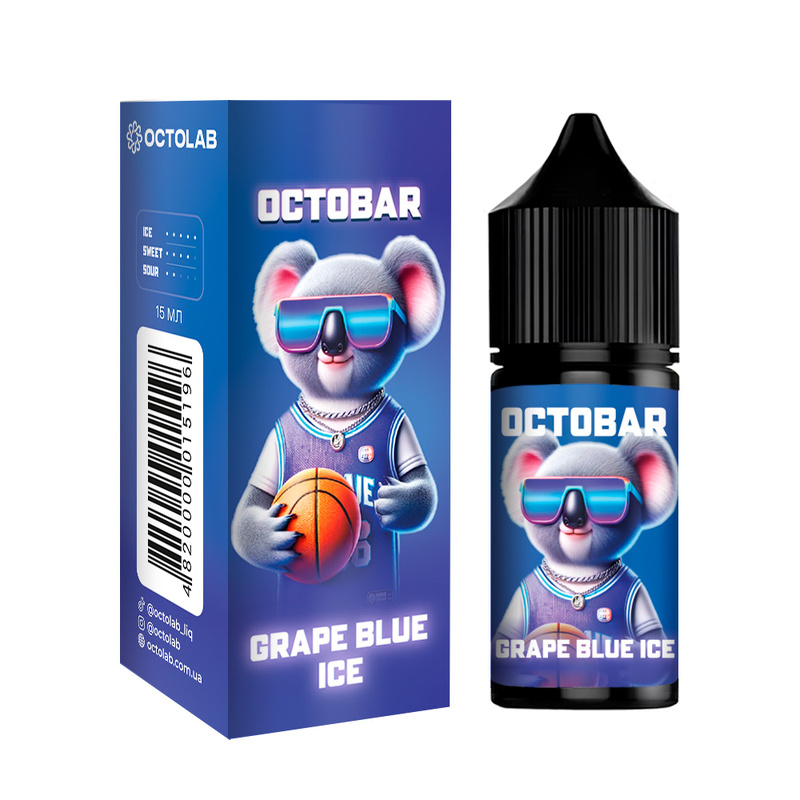 Набор Octobar NFT Grape Blue Ice, 30 мл