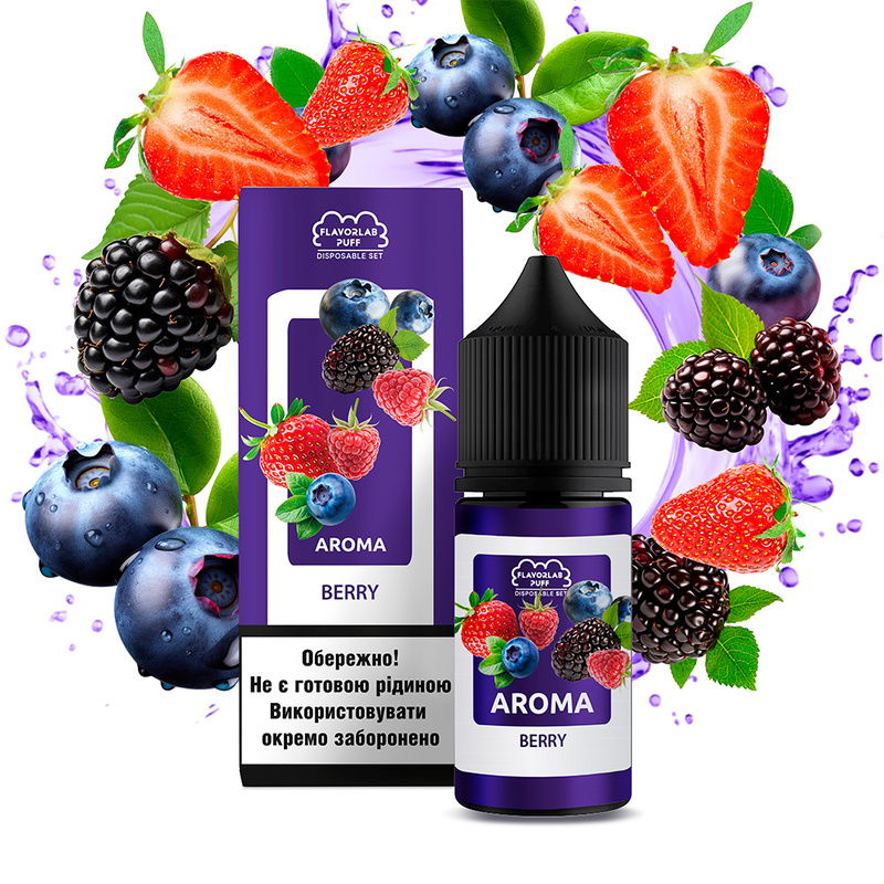 Набор Flavorlab Disposable Puff Berry, 30 мл
