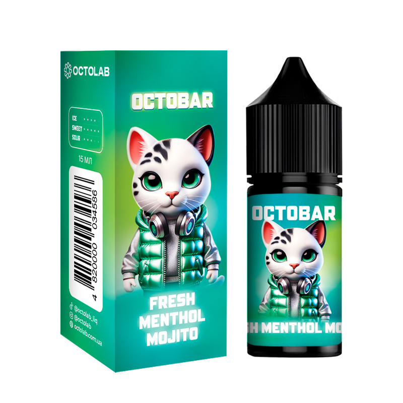 Набор Octobar NFT Fresh Menthol Mojito, 30 мл