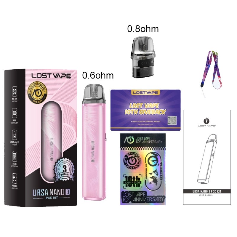 Стартовый набор Lost Vape Ursa Nano 3 (Original) - 12