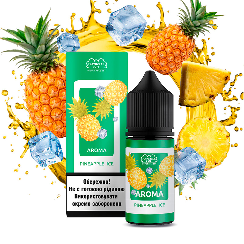 Набор Flavorlab Disposable Puff Pineapple ice, 30 мл