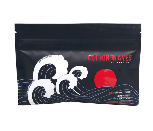 Вата для електронних сигарет Maxology Brews Cotton Waves (Originals)