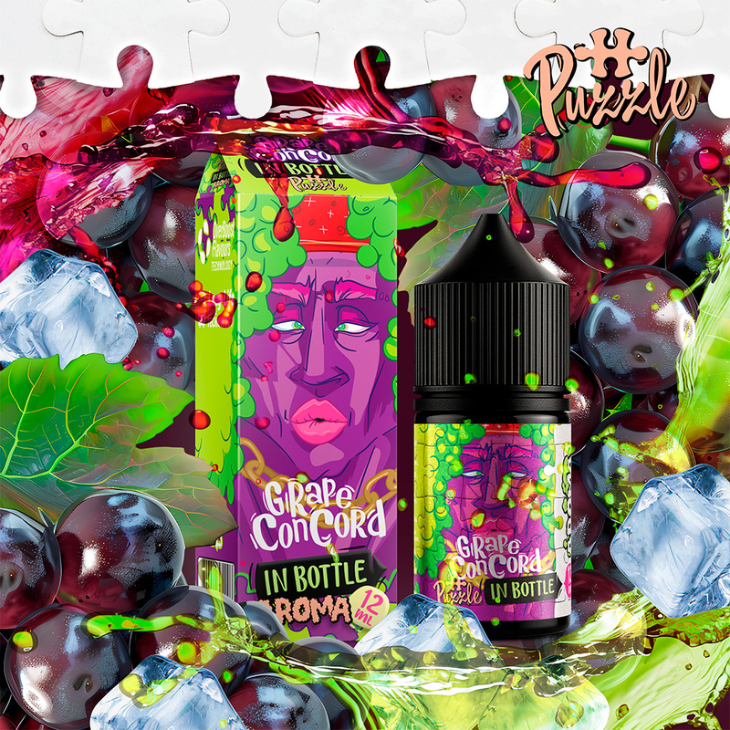 Набор In Bottle Salt Grape Concord, 30 мл
