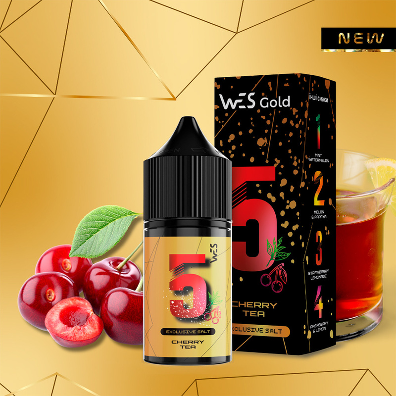 Набор WES Gold Cherry Tea, 30 мл