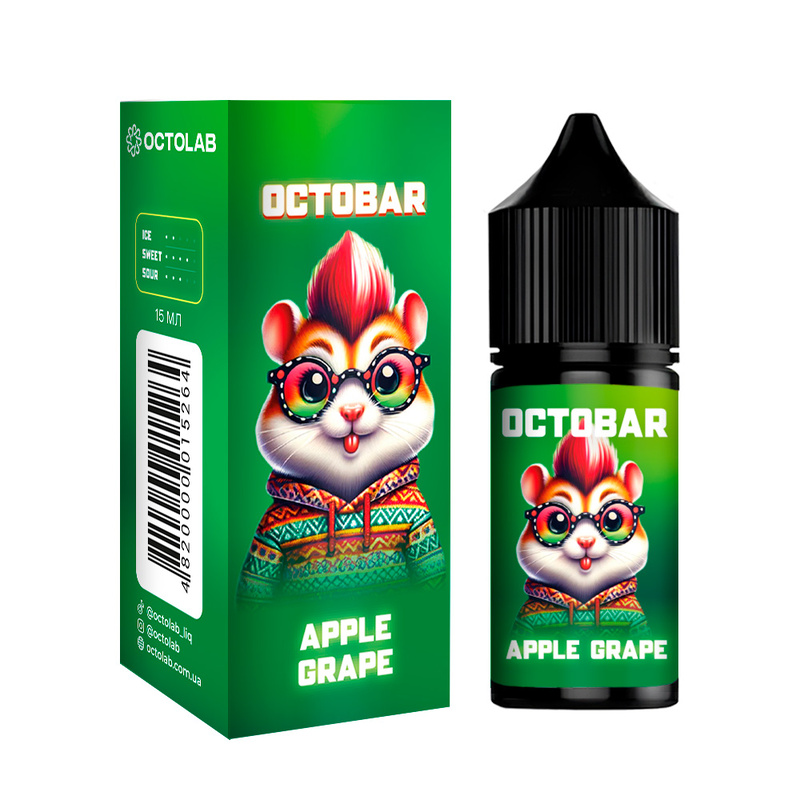 Набор Octobar NFT Apple Grape, 30 мл