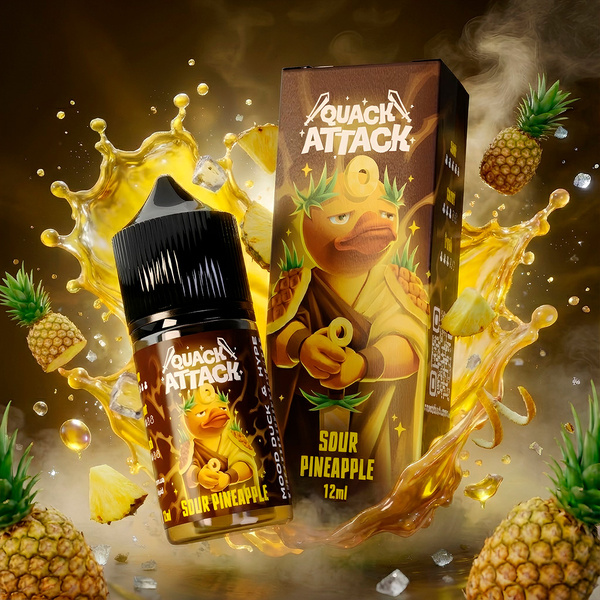 Набор Quack Attack Sour Pineapple, 30 мл