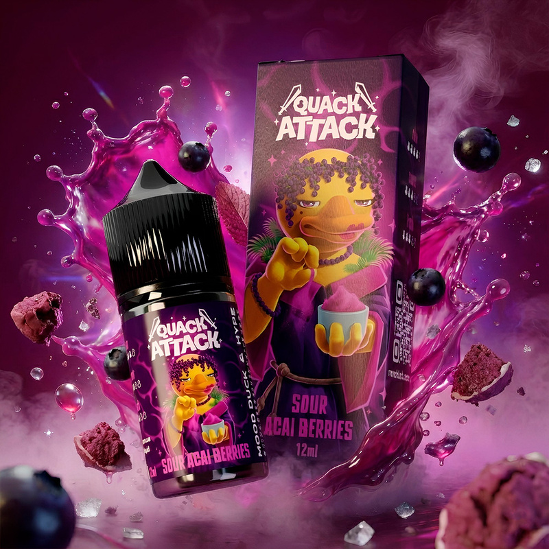 Набор Quack Attack Sour Acai Berries, 30 мл